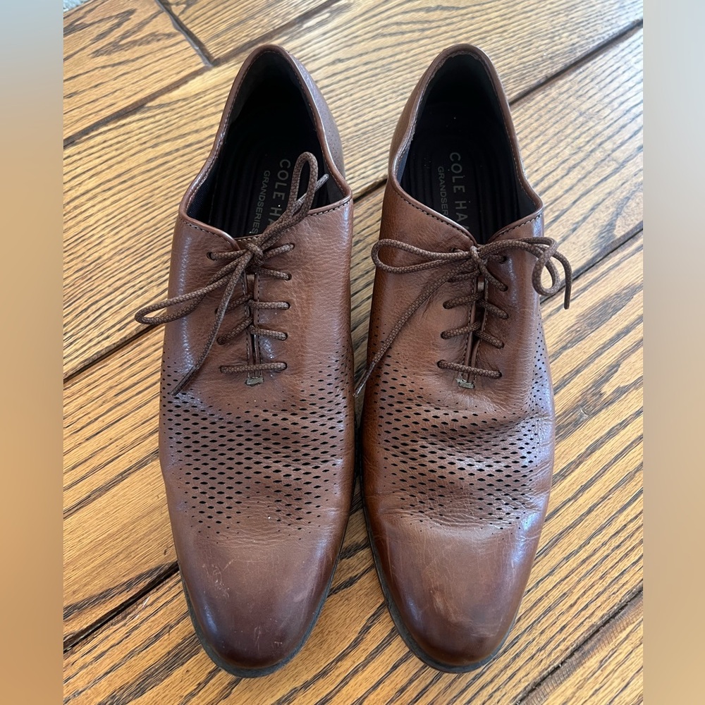 Cole Haan Men's Brown Leather Shoes